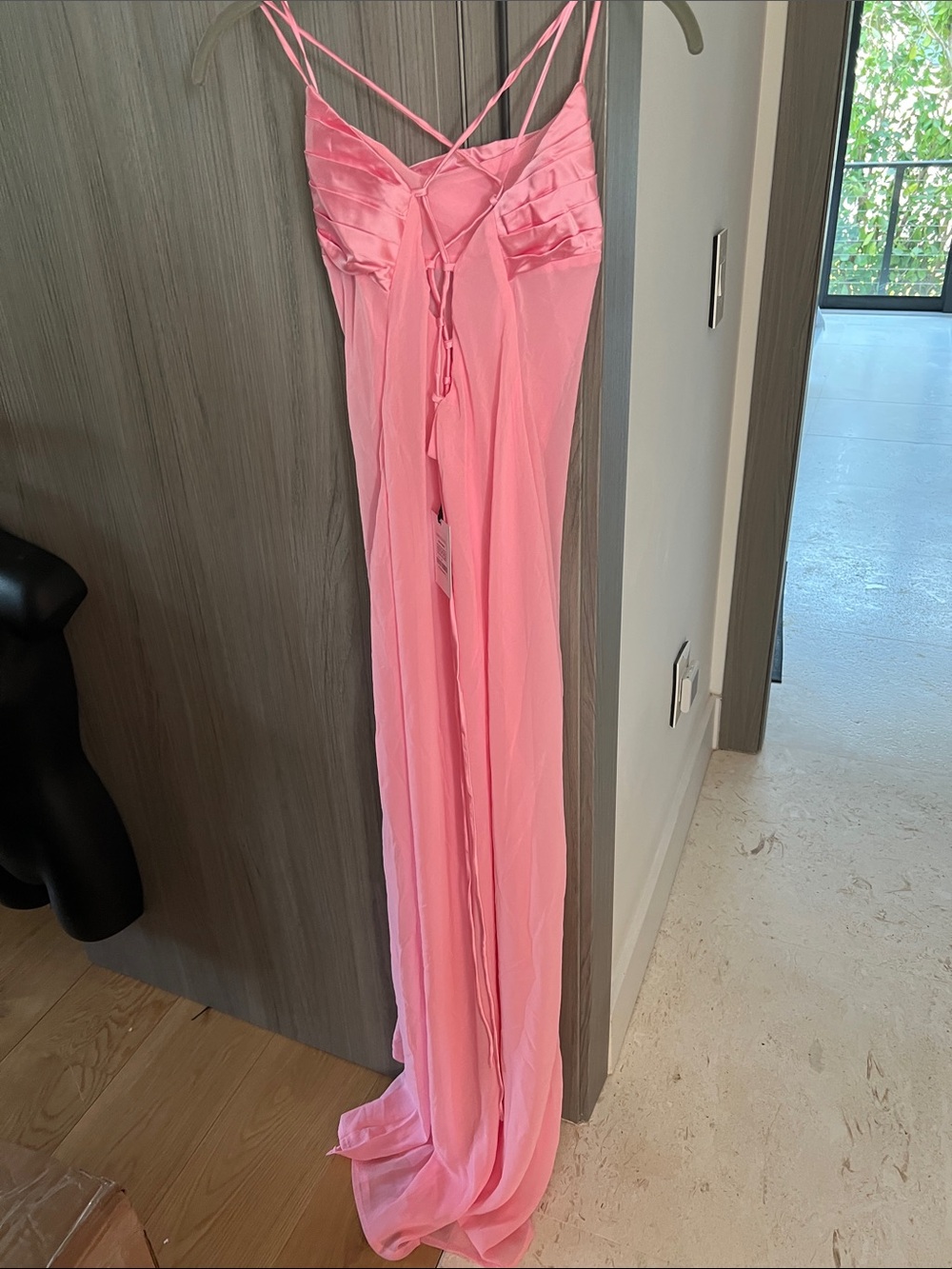 REVOLVE Pink Spaghetti-Strap Maxi Dress with High Slit - Picture 8 of 10